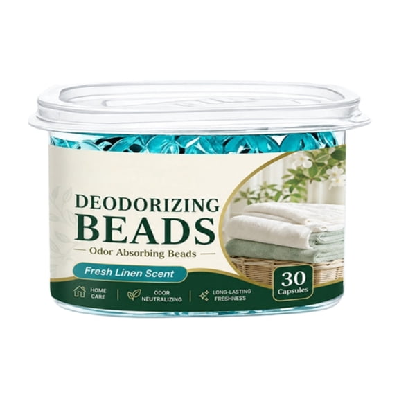 30 Pcs Household Deodorizing Beads Solid Odor Eliminators For Cabinets And Toilets