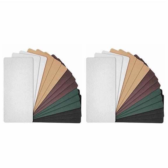 30 Pcs Iron-on Mending Fabric 4.92 X 11 Inch Iron on Clothes Patches Iron on Repair Kit for Mending Pants Pockets Holes