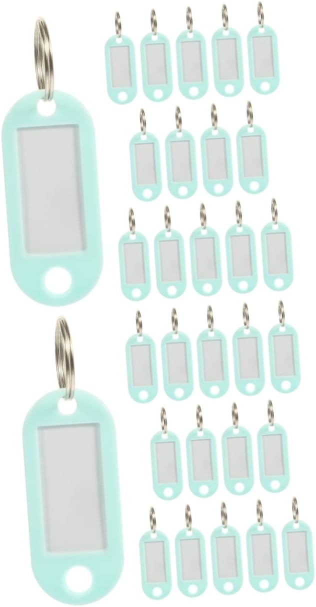 30 Pcs Key Tag Car Parts Keychain Metal Car Keychain Airplane Keychain