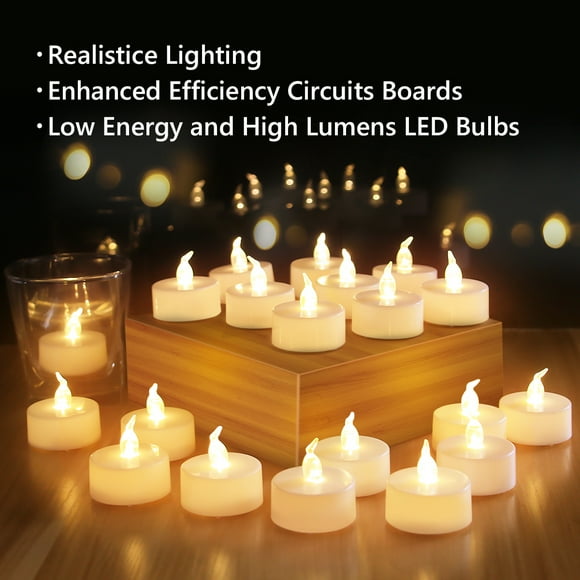 how long do fake tea light candles last