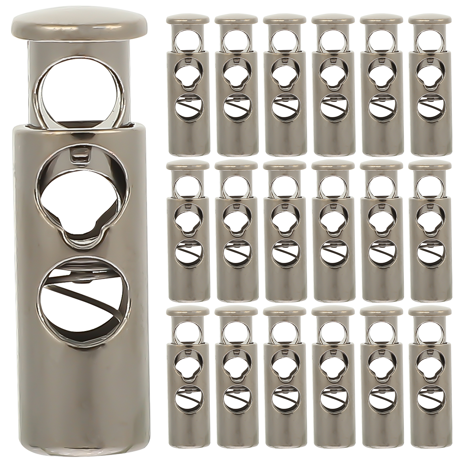 30 Pcs Lanyard Accessories Backpack Elastic Straps Spring Buckles