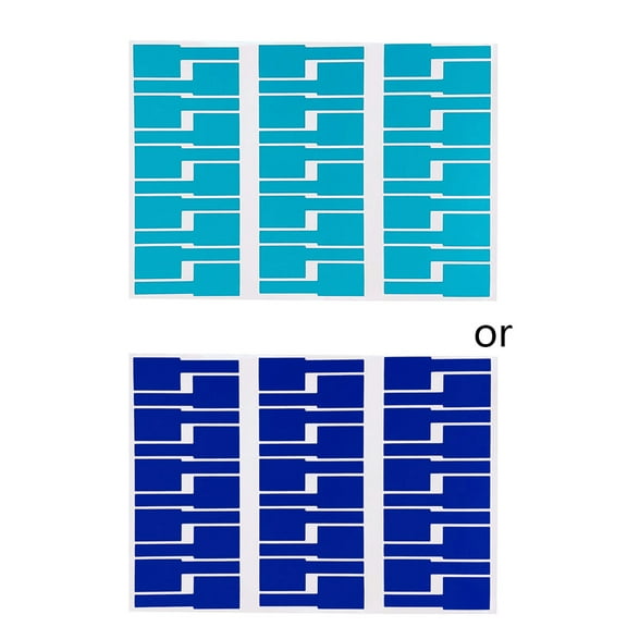 30 Pcs Laser Printer Wire Labels Self-Adhesive Cable Label Colorful Tags