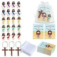 thumbnail image 1 of 30 Pcs Little Jesus Figures Original Design Jesus Love You Mini Rubber Jesus Toys to Hide and Seek Religious Party Favors Sunday School Baptism Gifts Stuffers, 1 of 8
