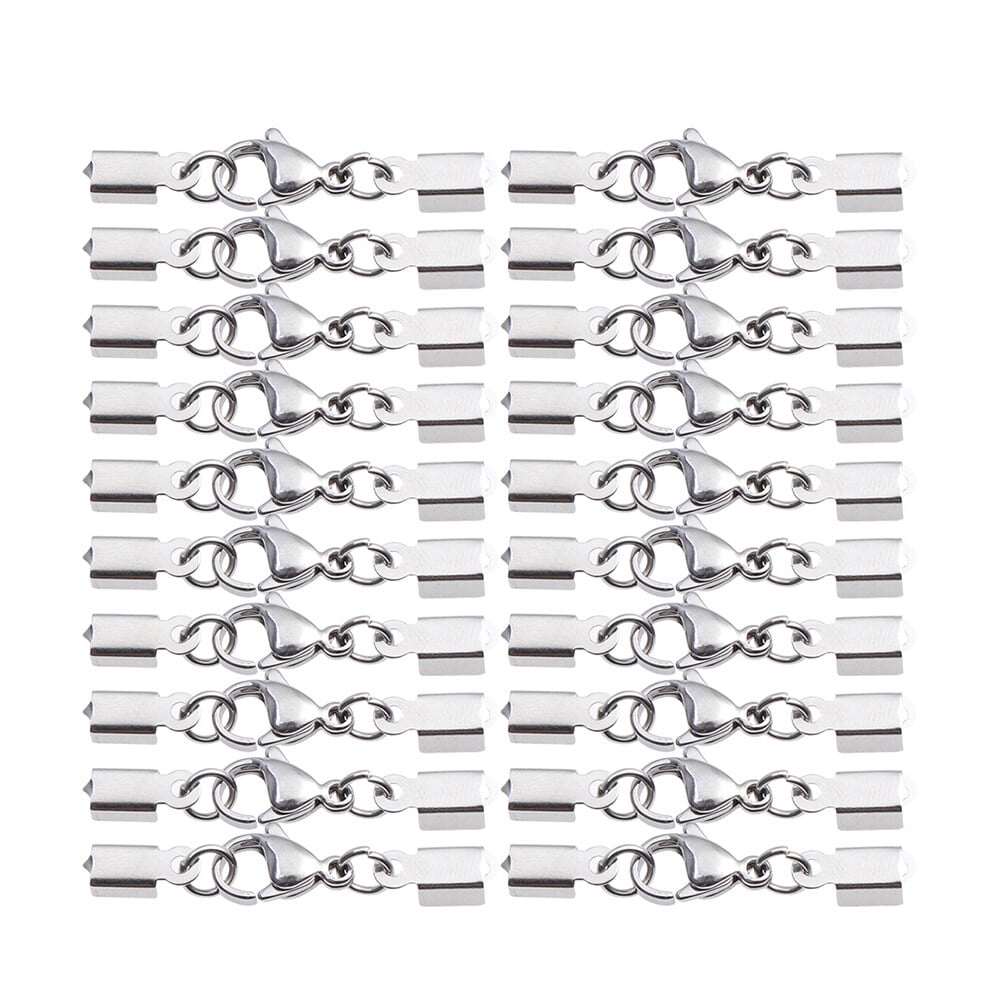 30 Pcs Lobster Claw Clasps Stainless Steel Trigger Clips Snap Hooks Bag ...