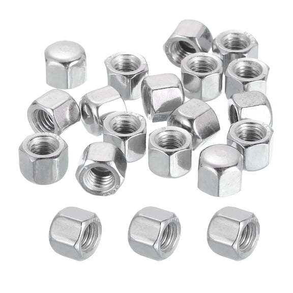 30 Pcs M5x0.8mm Cap Nuts, 304 Stainless Steel Hex Cap Dome Head Nuts