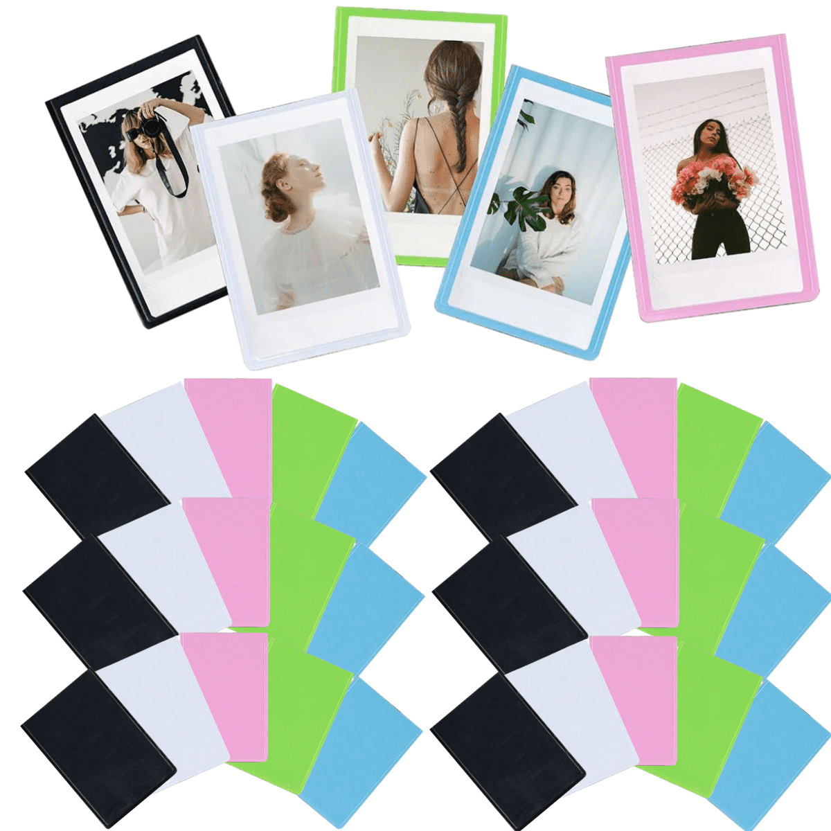 30 Pcs Photo Frame Refrigerator for Fujifilm Instax Mini Instant Film, Trianu