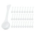 thumbnail image 1 of 30 Pcs Measuring Spoon with Short Handle, Tablespoon (3 g) Plastic Scoops, White, 1 of 5