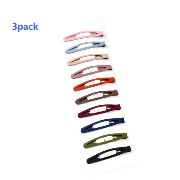 30 Pcs Metal Snap Hair Clips Small Non Slip Flat Barrettes For Women Girls Fine Short Bangs Styling Accessories