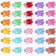 30 Pcs Luminous Tiny Turtles Aquarium Decorations Tiny Turtle Figurines, Garden Fish Tank Micro Landscape Ornaments, Miniature Sea Turtle Aquarium Decor