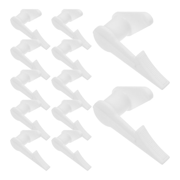 Homoyoyo 30Pcs White Plastic Ceiling Light Fasteners Mounting Clips for Garden and Outdoor Use