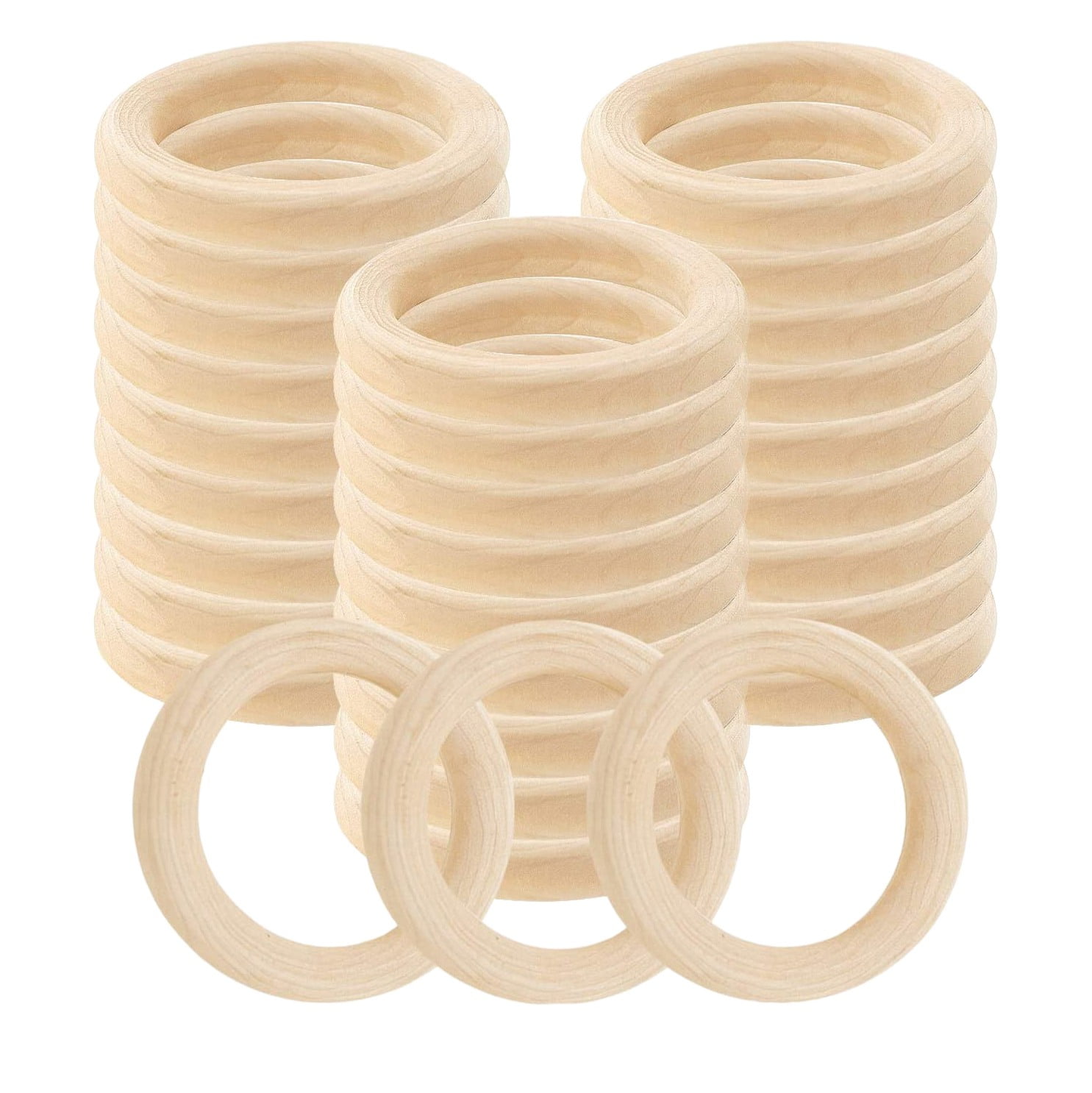 90 Pcs Wooden Rings, Natural Wooden Rings for Craft, Smooth Unfinished Macrame  Rings, Wood Circles Rings for Connectors, Jewelry Making, DIY Crafts Home  Decor(5 Sizes) - Yahoo Shopping