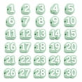 thumbnail image 1 of 30 Pcs Numbered Pencil Toppers, 0.39X0.39X0.59" 1-30 Reusable Classroom Pencil Labels, Silicone Number Pencil Marker Caps, Pencil Tube Identifier Covers for Classroom Supply Organization, 1 of 4