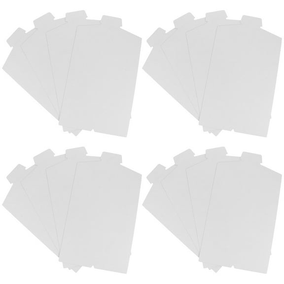 30 Pcs Paper Garment Folder Laundry Shirt Cardboard White Clothing Storage