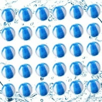 30 Pcs Pet Hair Remover for Laundry 1.57 Inch Reusable Lint Remover Pet Lint Catcher Dryer Balls Laundry Balls Hair Catcher for Washing Machine(Blue and White)