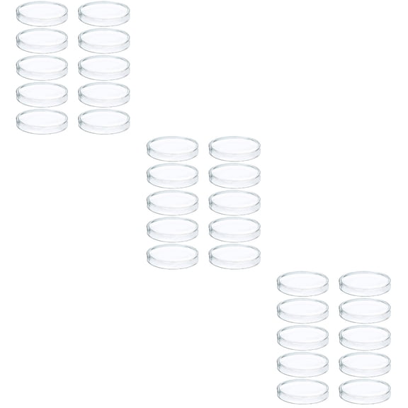 30 Pcs Petri Dish Lab Dishes Mushroom Agar Plate Plastic