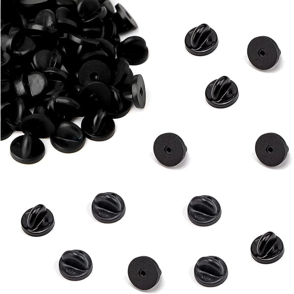 30 Pcs Pin Backs, Rubber Lapel Pin Badge Locking Backs For Badges For Replacement Uniform Locking Tack Pins For Lapel Pins Jewelry Making Hat