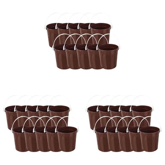 30 Pcs Buckets 1 L, Reusable Ice Bucket Punch Bowls for Drinks Anything But A Cup Party, 4.8 Inch Rum Buckets for Luau Wedding Holiday Summer, Party Supplies, Coffee