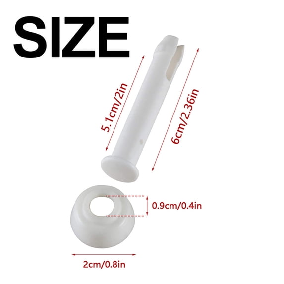 30 Pcs Plastic Pool Joint Pins with Seals Summer Pool Parts Clips for Above Ground Swimming Pools Replacement Parts, B