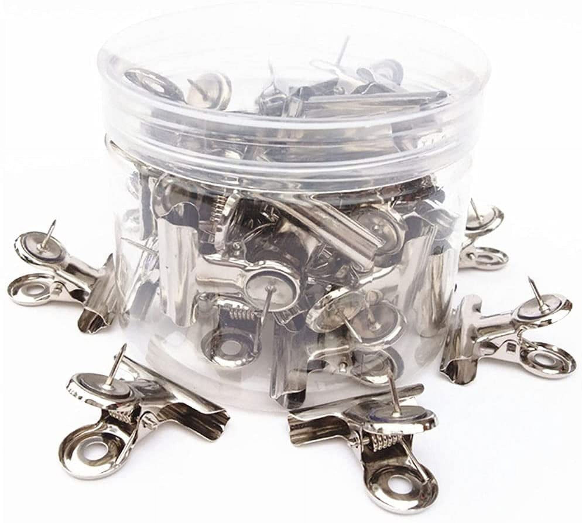 30 Pcs Push Pins Clips Heavy Duty Clips With Pins Creative Paper Clips