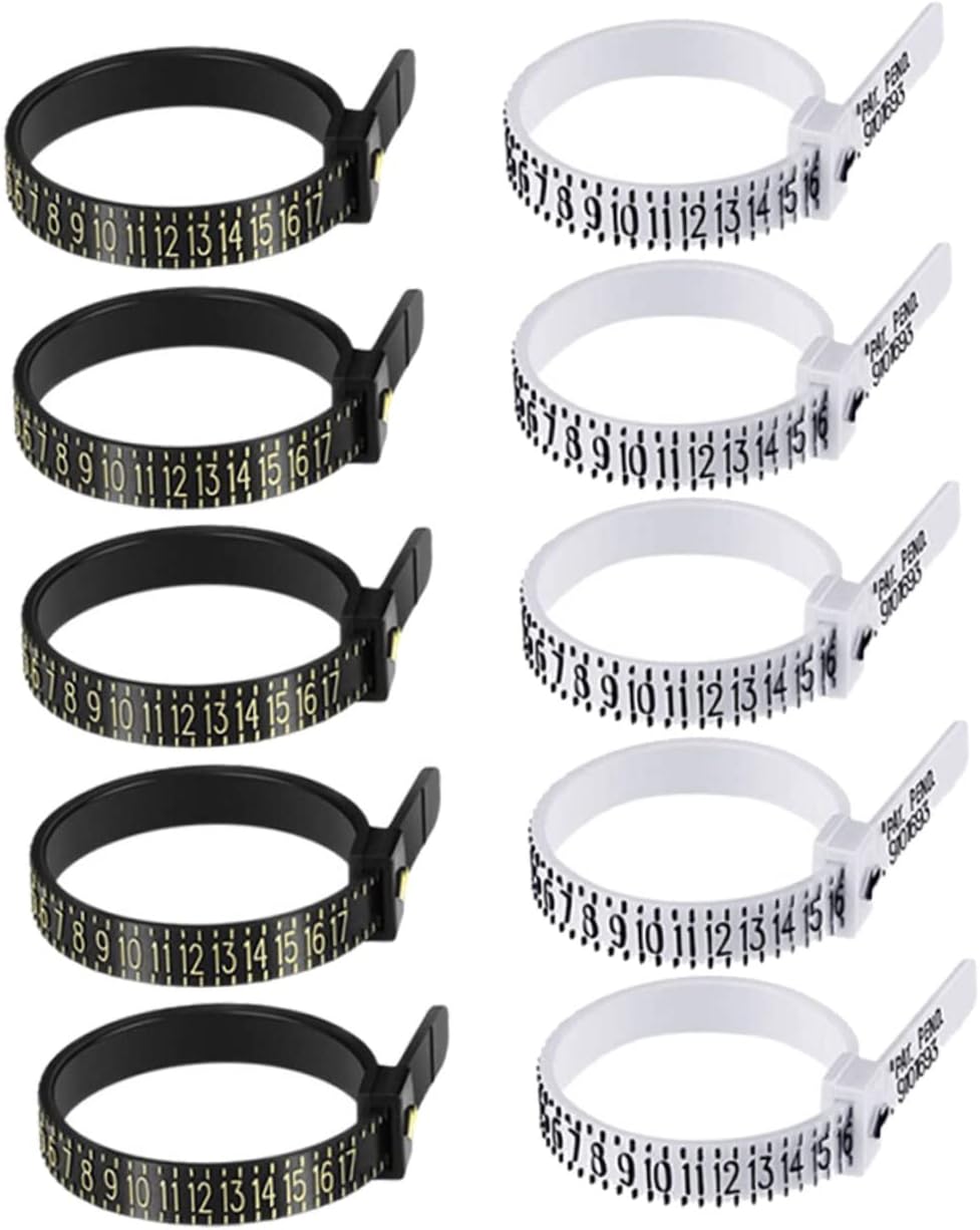 30 Pcs Ring Circumference Measurement Rings Brow Mapping Tool Ring Size