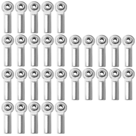 30 Pcs Rod with Threaded Ends Silverts Swivel Joint Sturdy Accessories Metal Tie