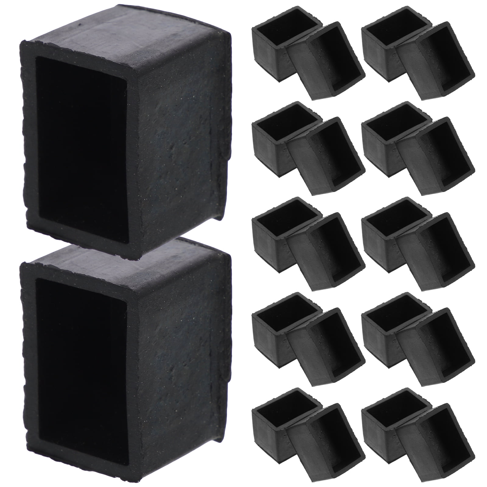 30 Pcs Rubber Furniture Leg Cover Couch Protector Table for Floor Chair Bed Frame Feet