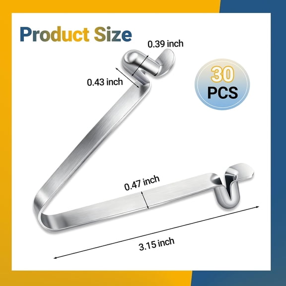 30 Pcs Scaffold Spring Retainers,Coupling Locking Pins Galvanized Steel Scaffolding Pins Parts Locking Accessories Equipment for Professional Project or DIY Home Project