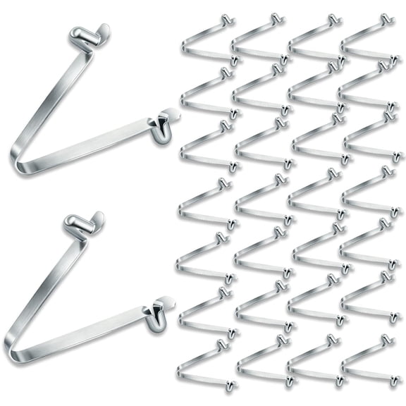 30 Pcs Scaffold Spring Retainers,Coupling Locking Pins Galvanized Steel Scaffolding Pins Parts Locking Accessories Equipment for Professional Project or DIY Home Project