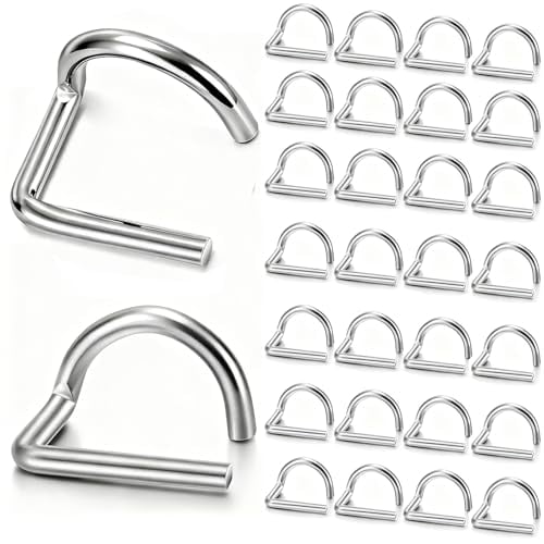 30 Pcs Scaffolding Gravity Lock Pins, 2" Galvanized Steel Pig Tail Pins for Scaffold Construction Safety$$Tools & Hardware Other