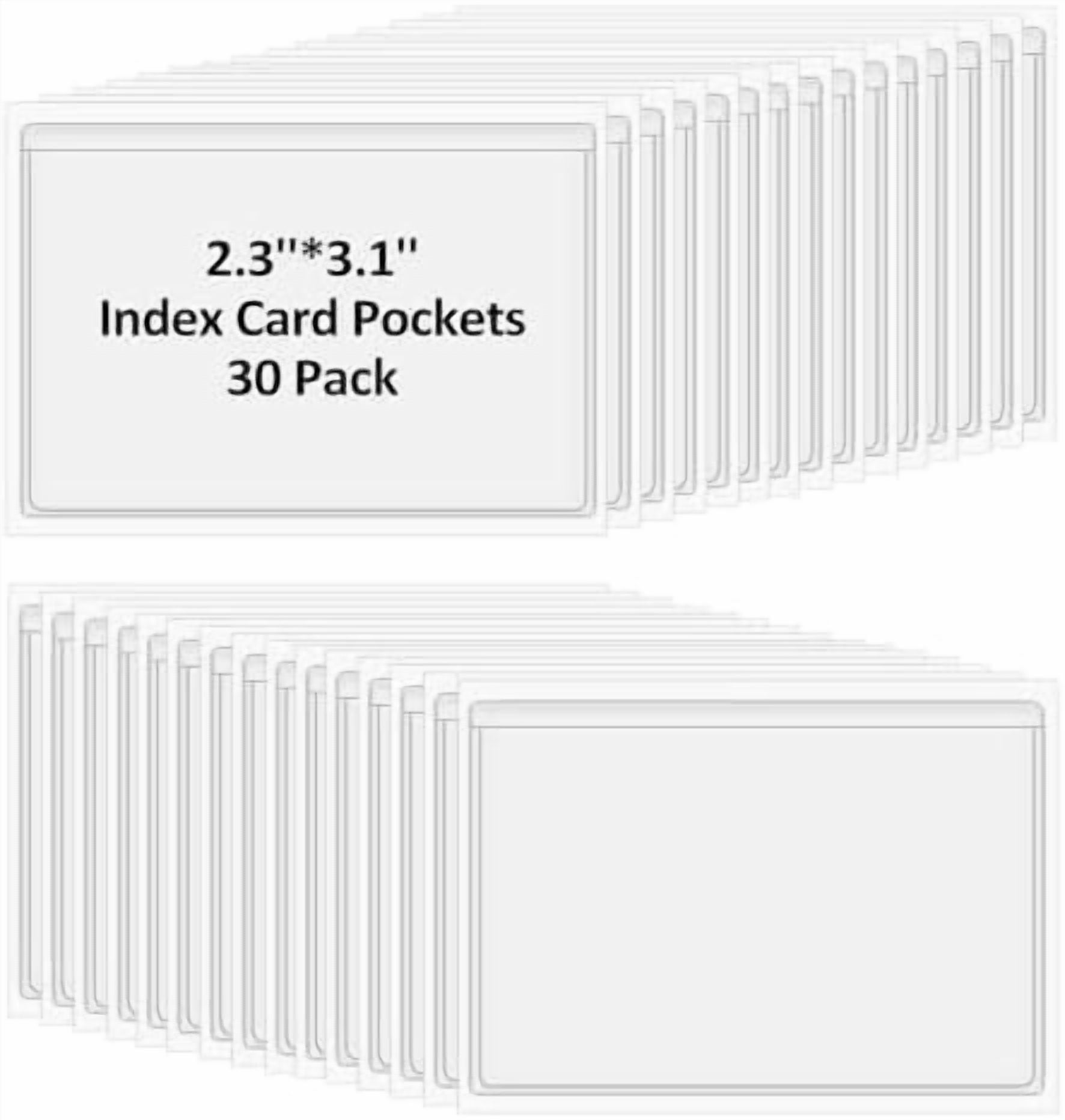 Index Card Storage,Wooden Business Cards Holder Box | Study Supplies Flashcard Organizer Case For Notecards Paper Envelope Postcard Photo Notes Students Teachers School