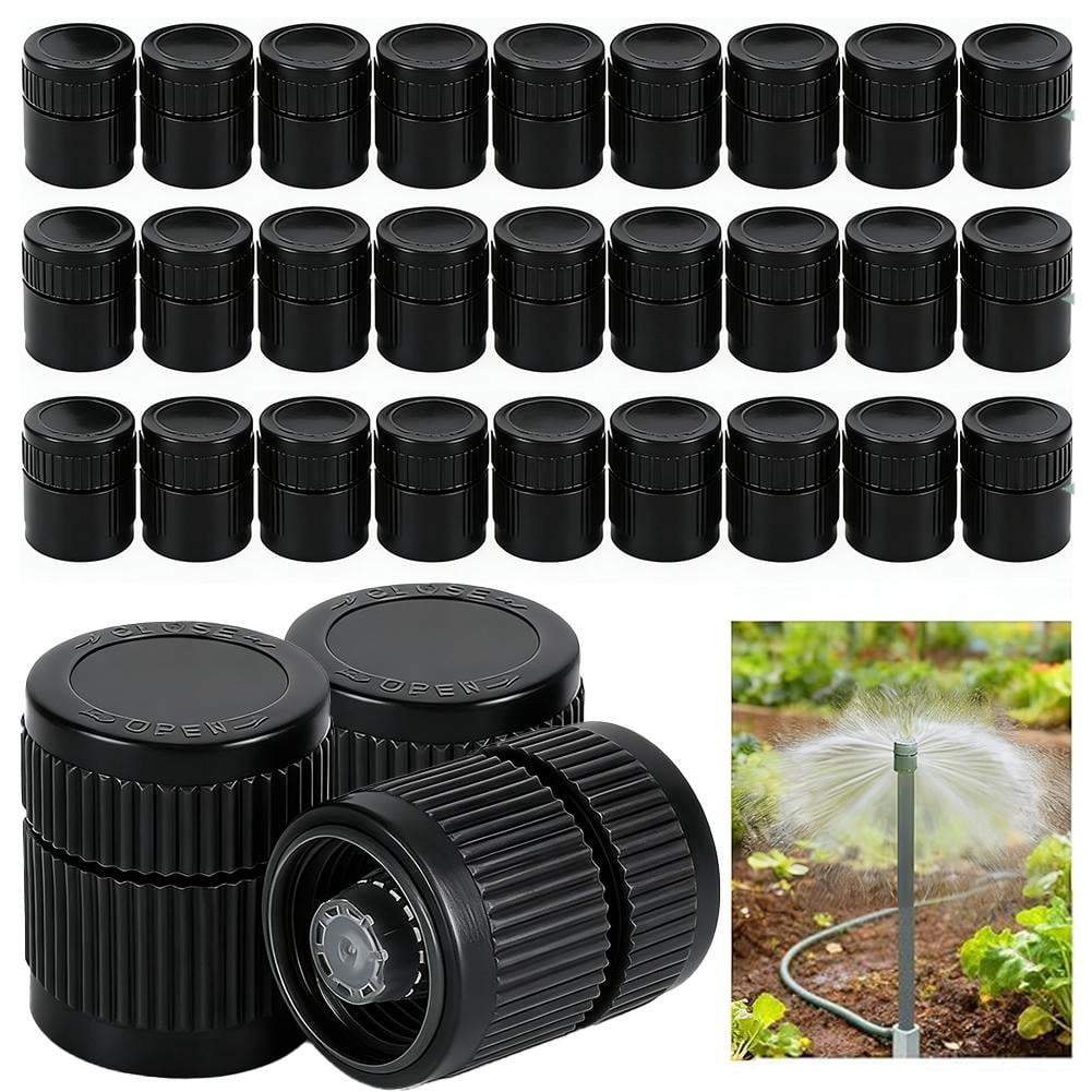 30 Pcs Shrub Sprinkler Heads, 1/2 Inch Male Thread Adjustable ...