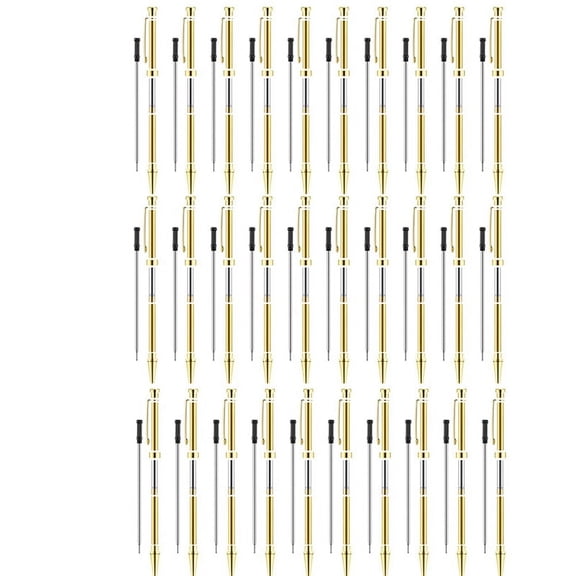 30 Pcs Slimline Pen Kit Wood Turning Twist Pen Kit with Refill Lathe Turning Supplies for DIY Making Supplies