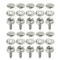 30 Pcs Snap Fastener Stainless Canvas Screw Kit for Tent Boat Marine