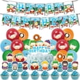 thumbnail image 1 of 30 Pcs For South Park Cartoon-Themed Birthday Decorations and Party Favors Set – Includes Banner, Cake Topper, 12 Cupcake Toppers, and 16 Balloons for Celebration Events, 1 of 5