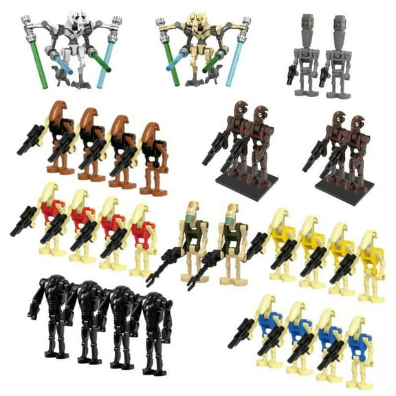 30 Pcs Space War Building Blocks, 1.77 Inch Robot General Action Figures, Perfect Gift for Boys, Kids & Teens, Birthday Party Gift