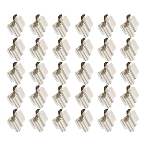 30 Pcs Stainless Steel Solar Clamp Panel Cable Clip Photovoltaic Panels Trailer