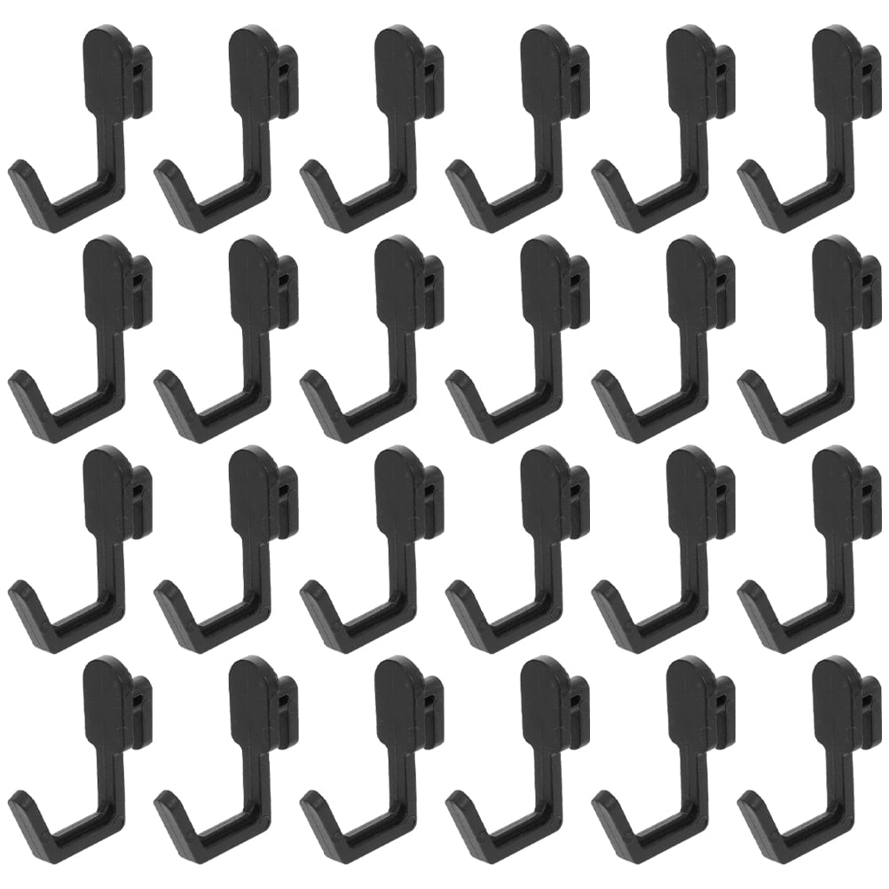 White Plastic Pegboard Hooks for Home Use with J-Shape Pieces