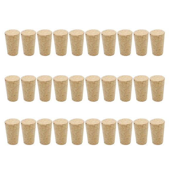 30 Pcs Tapered Cork Plugs Wine Bottle Corks Sealing Stopper Replacement Wine Bottle Stoppers Tool Duable