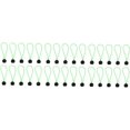 thumbnail image 1 of 30 Pcs Tent Bungee Cord Tent for Camping Tarp Straps Oilcloth Tarp Elastic String Canopy Tarp Spring Link Buckle Black Elastic Belt Elastic Rope Tarp Tie Down Cord Bungee Balls, 1 of 5