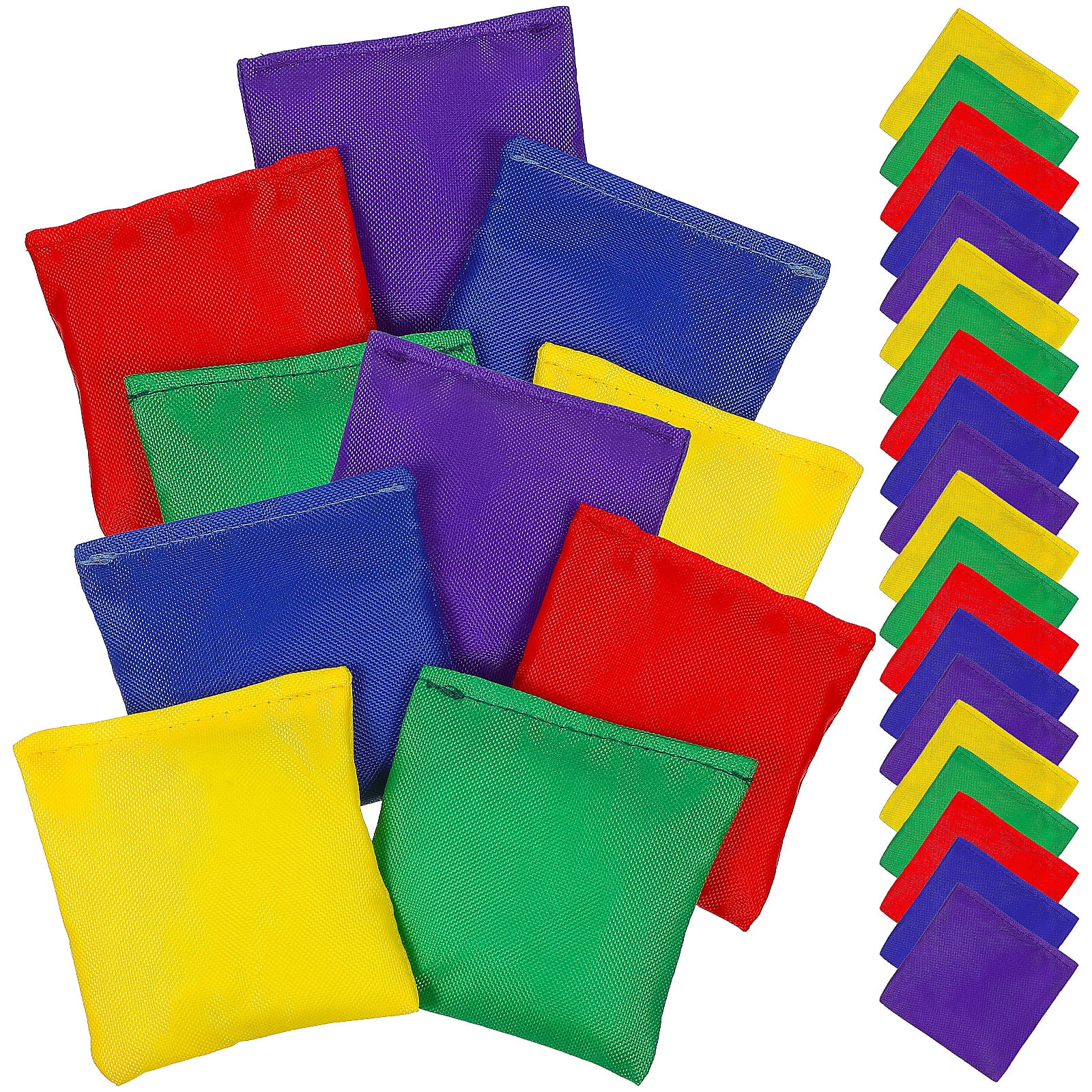 Lot De 6 Sacs De Lancer Cornhole Pour Enfants - Jeu De Bean Bags Colorés Pour Extérieur