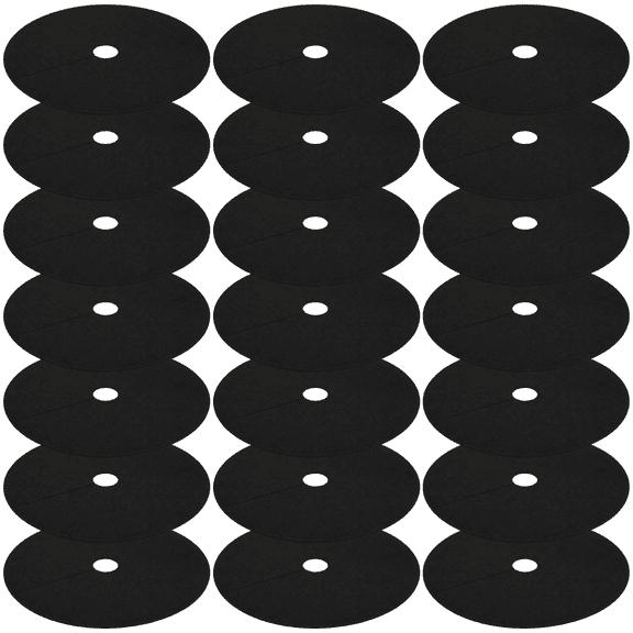 30 Pcs Tree Mulch Rings, 10.2 In / 26 Cm Non Woven Weed Barrier Mats, Weed Control Fabric Protector for Garden, Landscaping, Patio, Yard