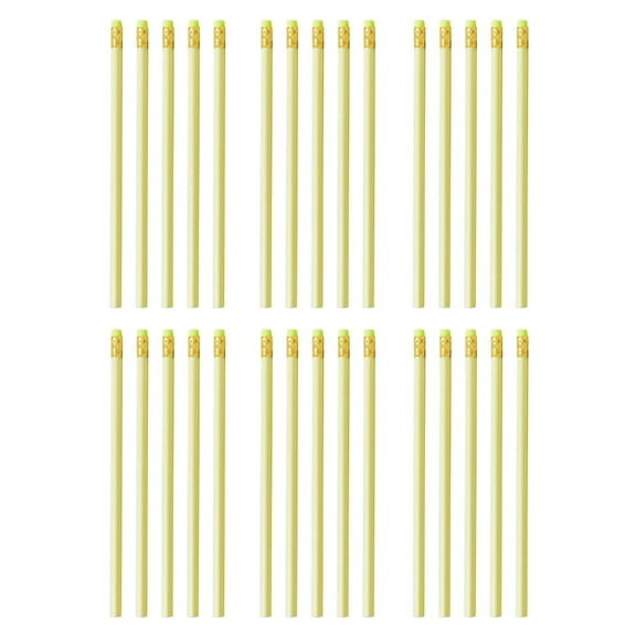 30 Pcs Triangle Drawing Pencils with Eraser, Macaron Color School Supplies for Students & Artists