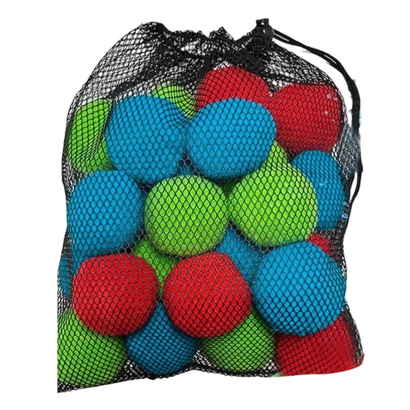30 Pcs Water Absorbing Expanding Balls for Beach Pool Summer Play, Soft Elastic Sensory Toys for Kids Outdoor Party Camping - 3 color