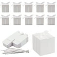 thumbnail image 1 of 30 Pcs White Paper Favor Boxes Square Gift Bags with Ribbons DIY Craft Wrapping Present Boxes Chocolate Candy Small Item Containers for Wedding Home Decor Birthday Party Supplies By Scheam, 1 of 6
