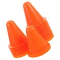 30 Pcs Windproof Roller Ski Pile Skates Training Markers Cone Colored