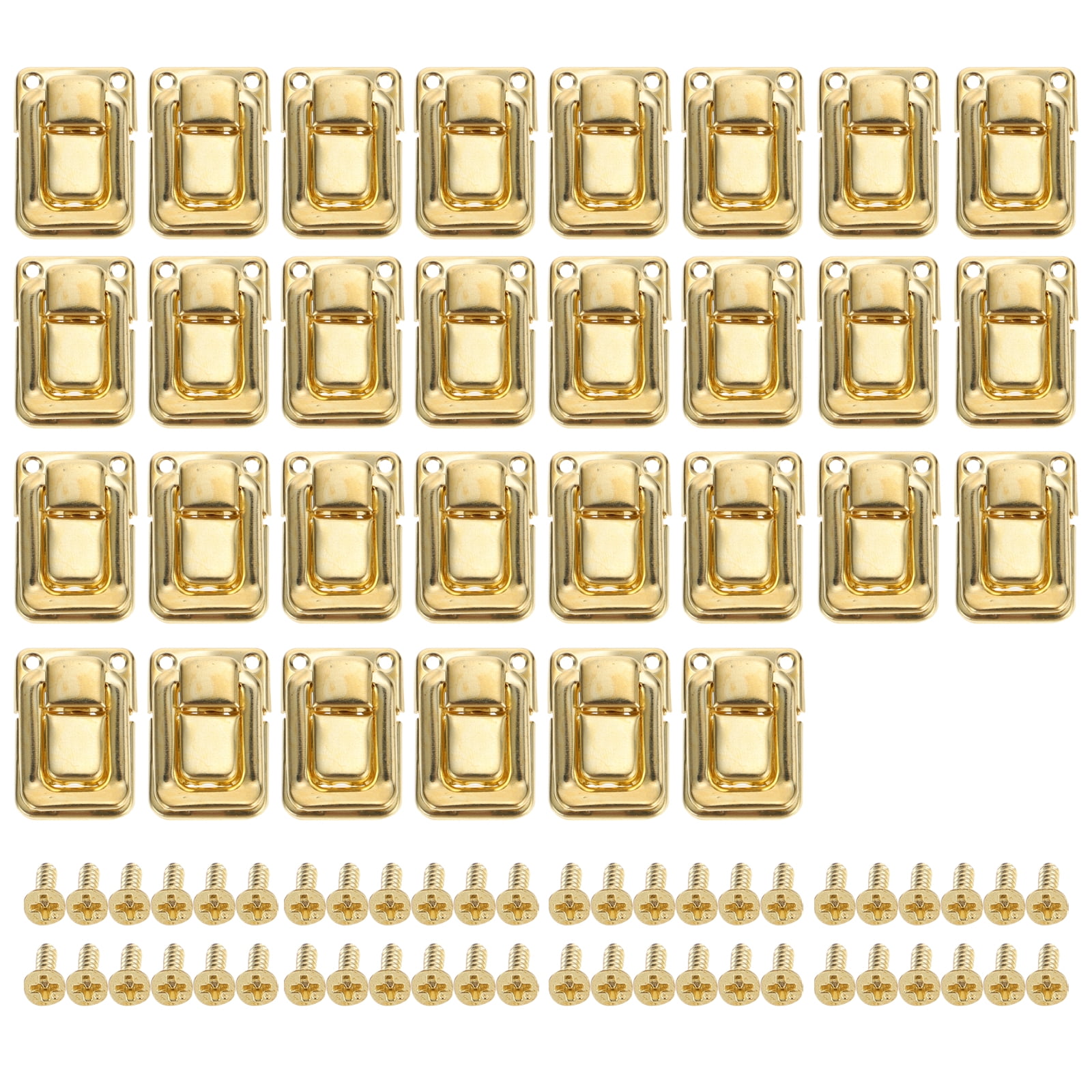 30 Pcs Wooden Box Hasp Lock Jewelry Boxes Antique Boxes Buckle Vintage