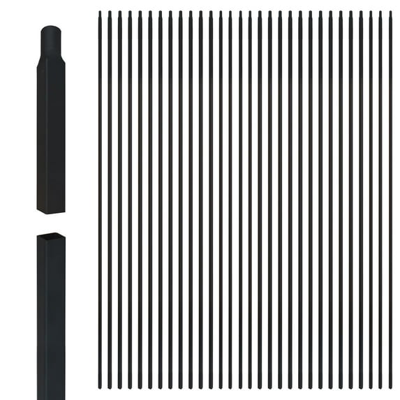 30 Pcs Wrought Iron Stair Balusters,1/2