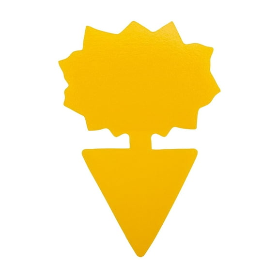 30 Pcs Yellow Cute Shapes Sticky Traps Insect Killers Indoor Outdoor, Fruit Fly Catchers For Houseplants And Gardens, No Poison And Odorless