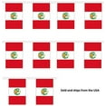 thumbnail image 1 of 30' Peru String Flag Party Bunting Has 30 Peruvian 6"x9" Polyester Banner Flags Attached, Popular For School Classroom, Special Events, Bars, Restaurants, Country Theme Parties, 1 of 1