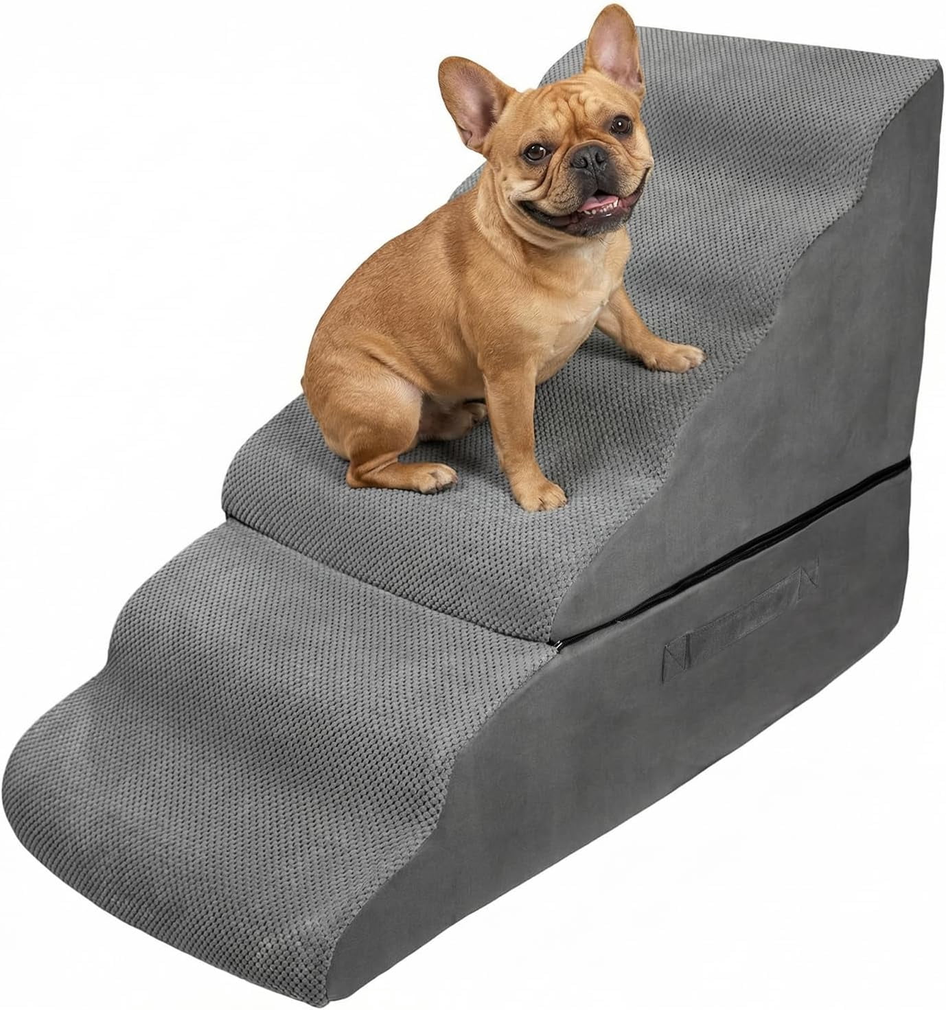 30" Pet Stairs for High Beds up to 36 Inches, No Assembly Foam Dog ...